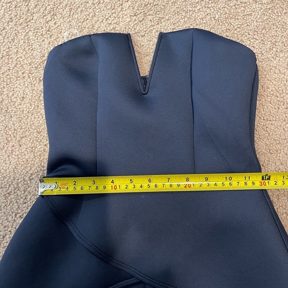 CHARLOTTE RUSSE Junior Navy Blue Tube Playsuit Jumpshort - Picture 6 of 10